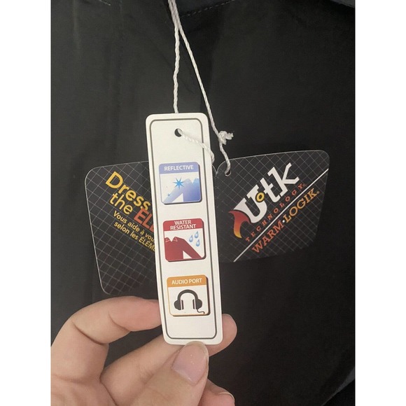 NWT Womens Core 365 Jacket Warm Lined Zip Hood Wind Breaker Reflective Medium - Picture 4 of 8